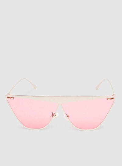 Buy Women's Sunglass With Durable Frame Lens Color Pink Frame Color Silver in Egypt