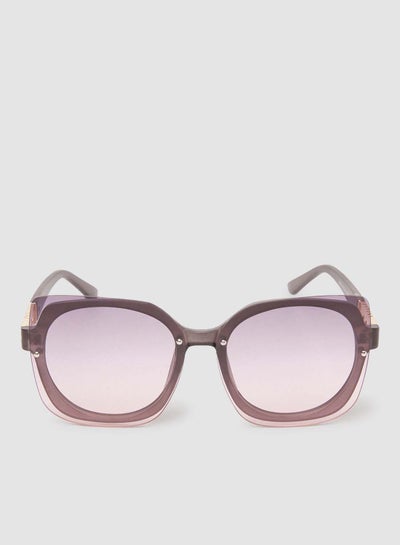 Buy Women's Sunglass With Durable Frame Lens Color Purple Frame Color Dark Grey in Egypt