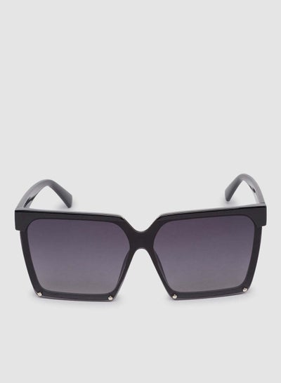 Buy Women's Sunglass With Durable Frame Lens Color Grey Frame Color Black in Egypt