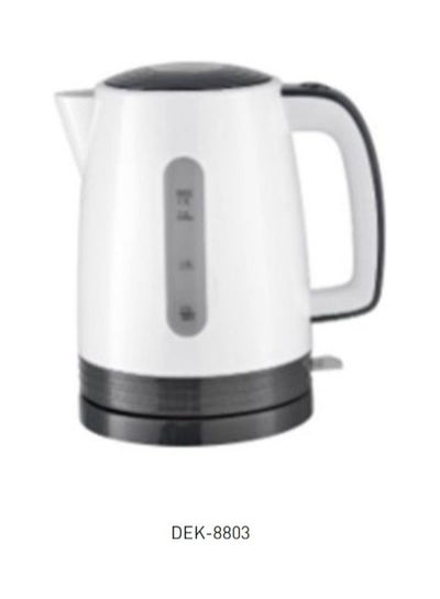 Buy Cordless Electric Kettle 1.7 ml 2200.0 W DEK8803 Silver in UAE