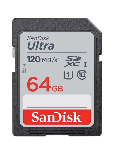 Buy Ultra SDXC UHS-I 120MB/s Class 10 Memory Card 64.0 GB in UAE