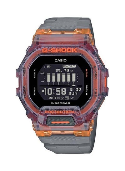 Buy Men's Casio Water Resistant  Digital Watch GBD-200SM-1A5DR Vital in Saudi Arabia