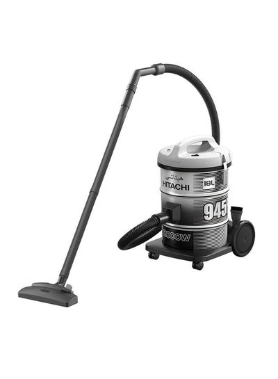 Buy Drum Vacuum Cleaner 2000W 18L 18 L 2000 W CV-945F SS220 PG Platinum Grey/Black in Saudi Arabia