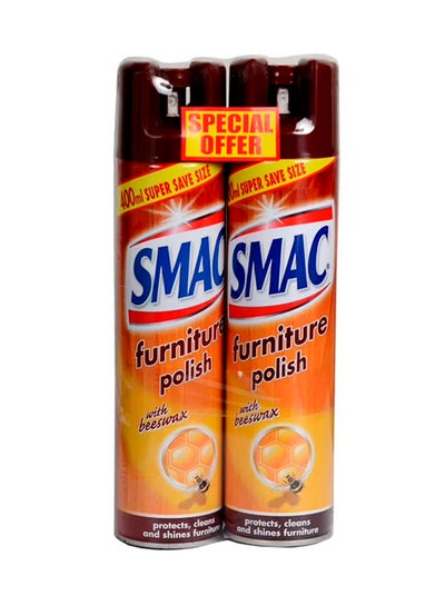 Buy Furniture Polish Spray 400ml Pack Of 2 Value Pack in UAE