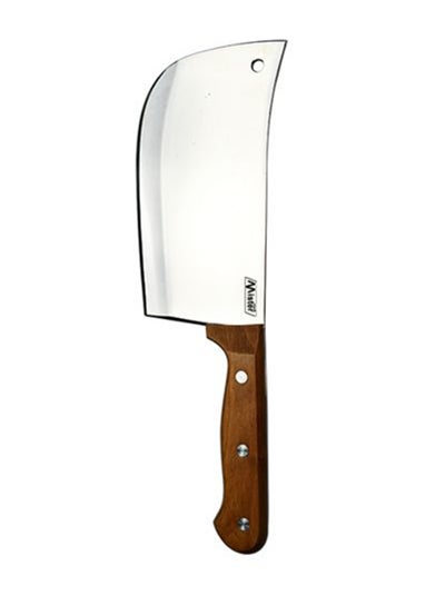 Buy Cleaver Brown/Silver 16cm in Saudi Arabia