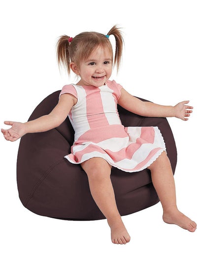 Buy Kids Bean Bag Brown 50x80x80cm in UAE