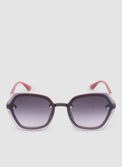 Buy Women's Sunglass With Durable Frame Lens Color Purple Frame Color Maroon in Egypt