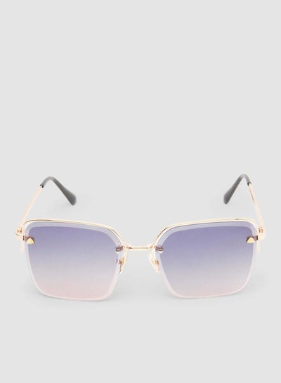 Buy Women's Sunglass With Durable Frame Lens Color Multicolour Frame Color Gold in Egypt