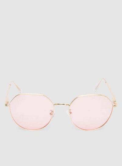 اشتري Women's Sunglass With Durable Frame Lens Color Pink Frame Color Gold في مصر