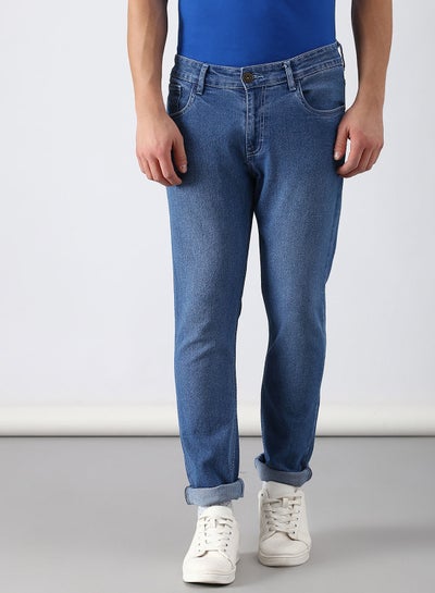 Buy Slim Fit Jeans Blue in UAE