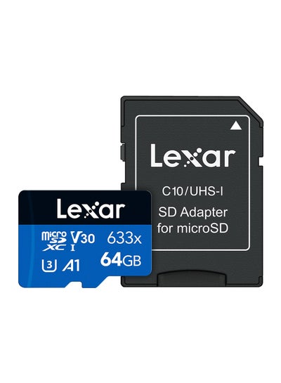 اشتري 633x Micro SDHC/SDXC UHS-I Card 64.0 GB في الامارات