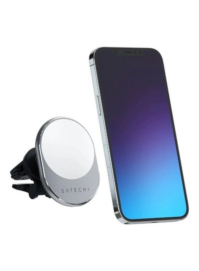 Buy Magnetic Wireless Car Charger - Qi Wireless Charging 7.5W Air Vent Mount Space Grey in UAE