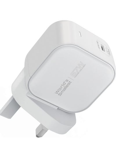 اشتري 67W Super-Speed USB-C GaNFast Charger White في الامارات