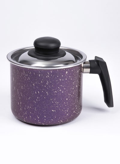 Buy Granite Milk Pot With Stainless Steel Lid Multicolour 14cm in Egypt