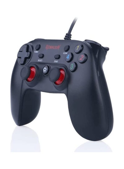 Buy REDRAGON G807 SATURN Gamepad USB Controller, Joystick With Dual Vibration FOR PC & Console , PS3, Playstation, Android, Xbox 360 | Black in Egypt