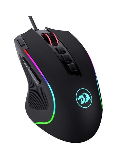 اشتري ماوس الألعاب M612 Predator RGB، ماوس ألعاب ضوئي سلكي بدقة 8000 نقطة في البوصة مع 9 أزرار قابلة للبرمجة و5 أوضاع بإضاءة خلفية، يدعم البرنامج زر إطلاق النار السريع لربط المفاتيح بنفسك في الامارات