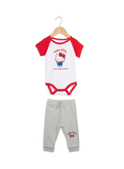 Buy Infant Onesie & Jogger Set White in Saudi Arabia