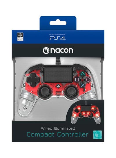 Buy Wired Illuminated Compact Controller For PlayStation 4 in Saudi Arabia