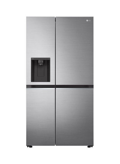 Buy Side By Side Refrigerator LS25NBLSIV Platinum Silver in Saudi Arabia