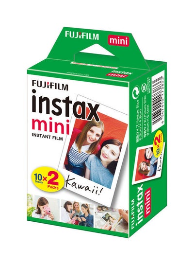 Buy 20-Sheet Instax Mini Film Photo Paper in Saudi Arabia