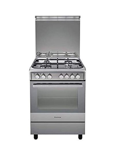 Buy 4 Burner Gas Cooker 60 x 60 cm ,1 year Warranty A6TG1FC(X)EX Silver in UAE