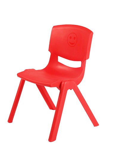 Buy Plastic Chair Red 31x38.5x55cm in UAE