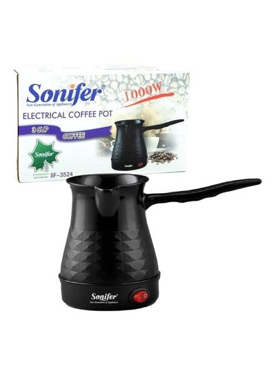 Buy Turkish Coffee Maker Brewer Warmer 500.0 ml 1000.0 W SF-3524 Black in UAE