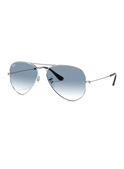 Gradient Aviator Sunglasses RB3025 003/3F 58-14 price in Saudi Arabia ...