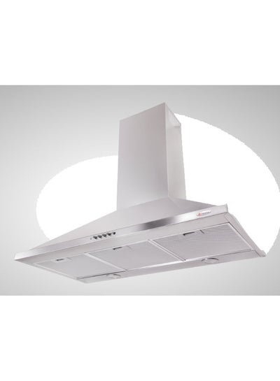 Buy Hood 3 Speed And 2 Motors Olimpia Inox F60 With 2 Lamps Stainless Steel 149 W k3-Olympia 60 Silver in Egypt