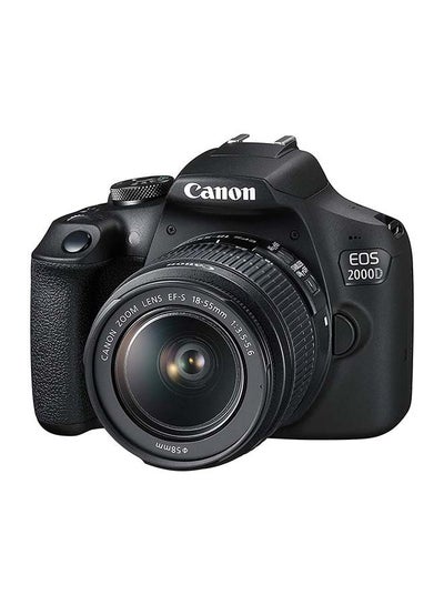 Buy EOS 2000D DSLR With EF-S 18-55mm f/3.5-5.6 Lens 24.1MP,Built-In Wi-Fi And NFC in UAE