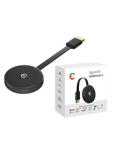 Buy Chromecast 3rd Generation Media Streaming Device black in UAE