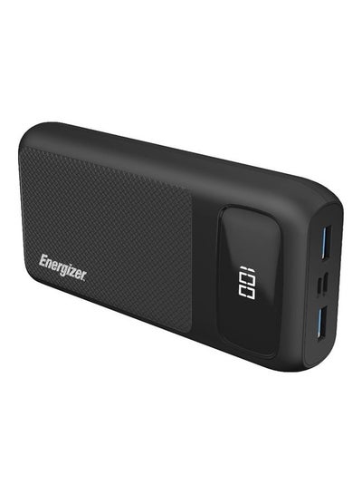 Buy 20000 mAh Ultimate Fast Charging PD Power Bank, Triple Outputs - 20W Power Delivery For iphones, Dual 18W Smart USB-A For Android Devices, LCD Digital Display, Dual Inputs, Micro-USB And Type-C Black in Egypt