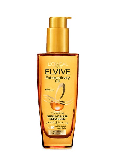 Buy L'Oréal Paris Elvive Extraordinary Oil Serum for Dry Hair Gold Clear 100ml in Egypt