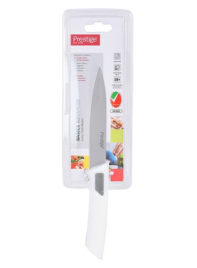 Buy Basic Advance Utility Knife White/Silver 11cm in UAE