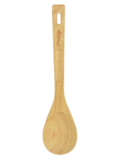 Buy Wooden Ladle Beige 33.5x7.1cm in UAE