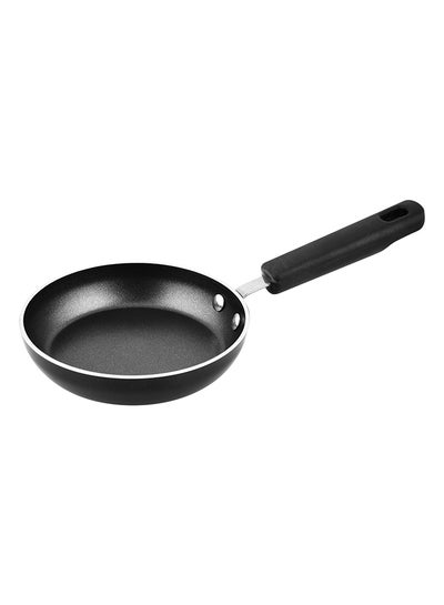 Buy Kunafa Pan Mini Frypan Black/Silver 12cm in Saudi Arabia