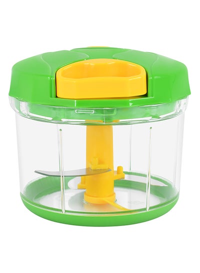 Buy Multi Purpose Veggie Cutter Green/Yellow/Clear in Saudi Arabia