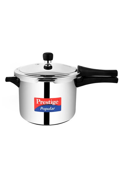 اشتري Sleek And Simple Stainless Steel Pressure Cooker فضي 5لتر في السعودية