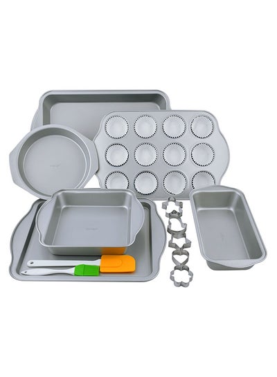 Buy 25-Piece Bakeware Set+Oven Gloves Multicolour 2kg in UAE