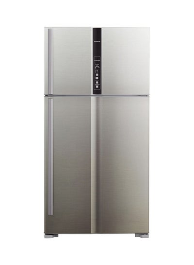 Buy Double Door Inverter Refrigerator R-V805PS1KV BSL Silver in Saudi Arabia