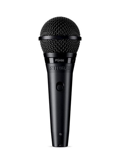 اشتري PGA58-QTR Cardioid Dynamic Vocal Microphone with XLR-to-1/4" Cable PGA58-QTR-E Black في السعودية