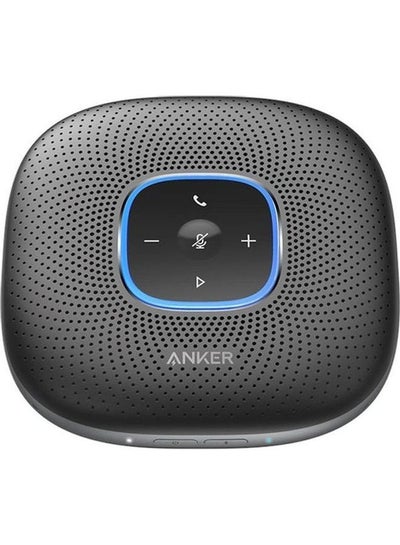 Buy Power Conf Bluetooth Speakerphone, 6 Mics, Enhanced Voice Pickup, 24H Call Time, Bluetooth 5, USB C, Zoom Certified Bluetooth Conference Speaker, Compatible with Leading Platforms For Home Office Black in UAE