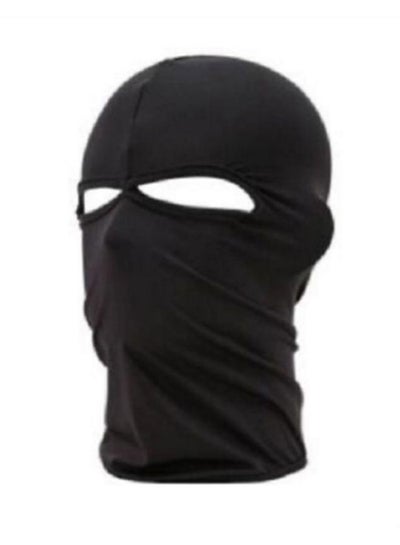 اشتري Windproof And Dustproof Headset Safe Durable Themed Party Cosplay Mask Black 40x22centimeter في السعودية