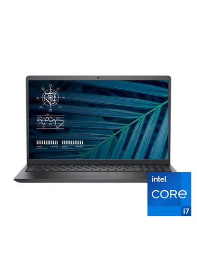 Buy Vostro 3510 Laptop With 15.6-Inch FHD (1920x1080) Anti-Glare LED Display, Core i7 Processor/8GB RAM/512 GB M.2 SSD/DOS(Without Windows)/Intel Iris Xe Graphics English/Arabic Carbon Black in Egypt