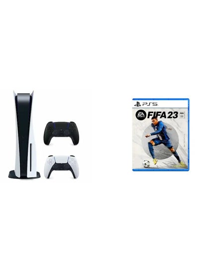 Buy PlayStation 5 + Extra Black Controller + FIFA 23 Arabic PS5 in Saudi Arabia