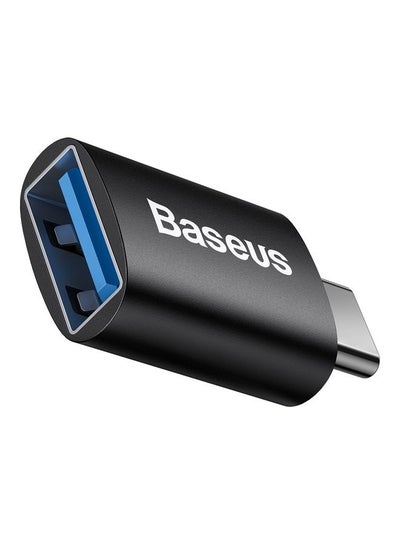 اشتري محول USB C إلى USB 3.1 من Type C ذكر إلى USB أنثى، كابل بيانات OTG متوافق مع سامسونج جالاكسي S21 ألترا S20 S10e نوت 20 ، آي باد برو إصدار 2020 و2021 ، ميت 40 وP40 برو، هواوي P40 / 40، شاومي 11 / 11 برو أسود في الامارات