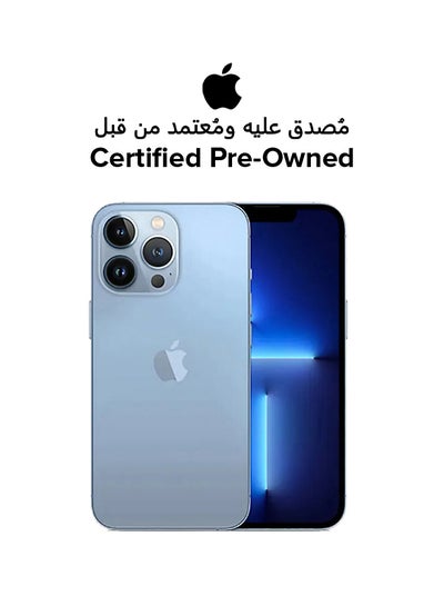 Buy Certified Pre Owned - iPhone 13 Pro 256GB Sierra Blue 5G With Facetime - International Version in Saudi Arabia