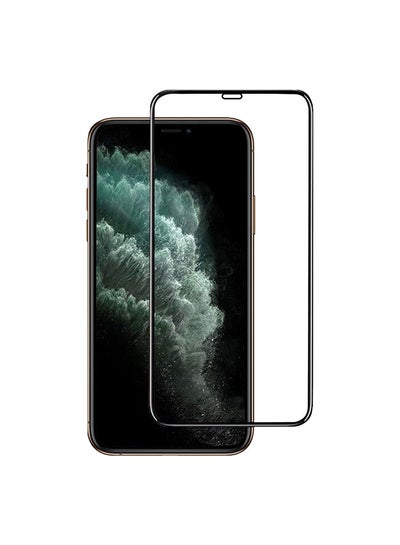 Buy Grand Shieldz Tempered Glass Screen Protector For Apple iPhone 11 Pro Max Black/Clear in UAE