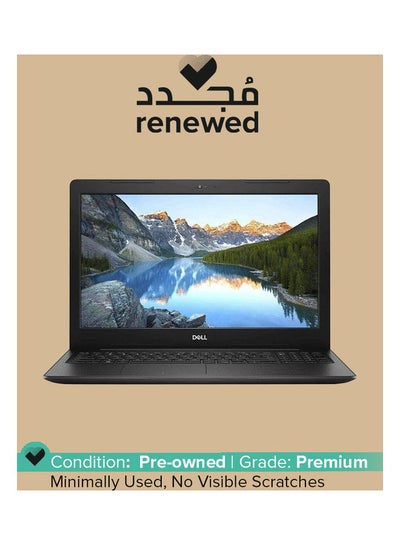 Buy Renewed - Inspiron 15-3593 Laptop - 10th Generation Intel Core i3-1005G1, 16GB RAM,480GB SSD,UHD Graphics, HD Anti -Glare Led, Windows 10 English/Arabic Black in UAE