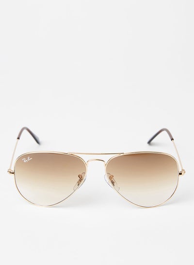 Buy Men's Aviator Sunglasses - 0RB3025 - Lens Size: 58 mm - Gold in Saudi Arabia